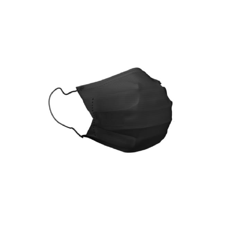 masque-medical-op-air-3-plis-a-elastique-type-iir-noir-medicom-boite-de-40