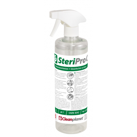 Steripro C 1 L Sprayer - Desinfektionsmittel Alkohol Oberflächenlösung mit Sprüher