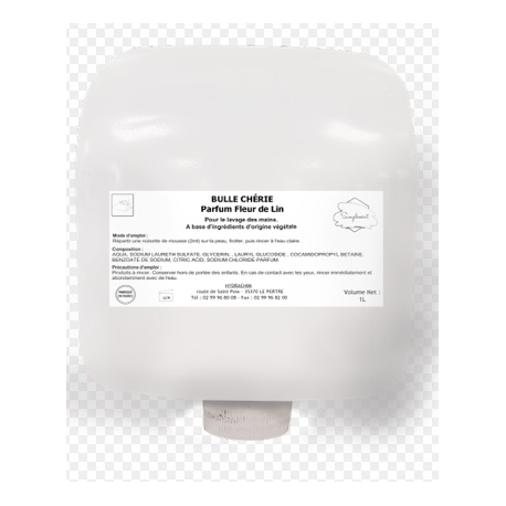 PERL'O -Sanftes ökologisch Waschcreme für Körper und haare mit baumwollblüten duft - halbweiche Beutel 6 x 1 L