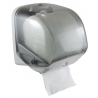 Weißer Spender 1 Rolle Toilettenpapier 250 F mit transparentem Deckel