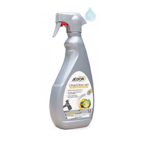 Spray d'ambiance surodorant sans CFC JEDOR - Parfum Citron - Carton de 6 x 500 ml