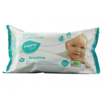 Baby wipes  - Sachet souple de 80 lingettes imprégnées hypoallergeniques - Carton de 12