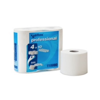 Papier toilette pure ouate "Ecolabel" 2 plis blanc - Paquet de 40 x 500 F