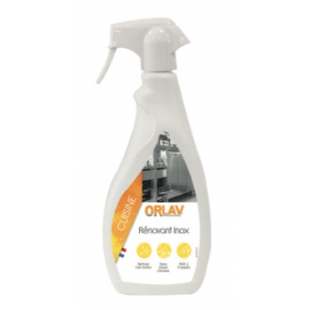 Rénovant inox alimentaire avec pulvérisateur ORLAV - Flacon de 750 ml