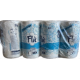 Essuie-tout menager 100% cellulose Ecolabel 2 plis blanc Celtex - Paquet de 12 x 200 F