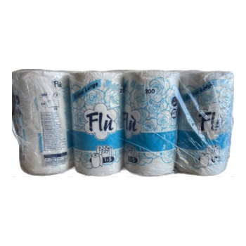Essuie-tout menager 100% cellulose Ecolabel 2 plis blanc Celtex - Paquet de 12 x 200 F