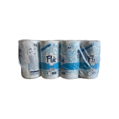 Essuie-tout menager 100% cellulose Ecolabel 2 plis blanc Celtex - Paquet de 12 x 200 F