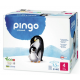 Couches Pingo "Eco Suisse" MAXI T4 7-18 Kg - Carton de 2 x 40 Couches