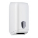 Distributeur blanc pour papier toilette enchevêtré capacité 500f - Unité