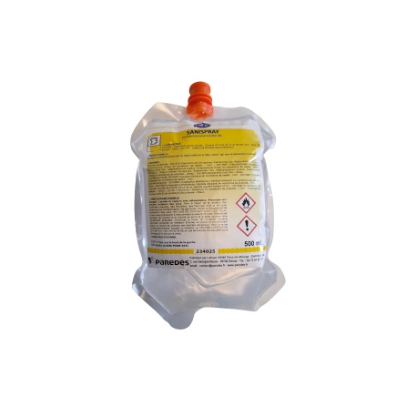 Sanispray - Desinfektionslösung für WC-Sitze - Karton 8 x 500 ml