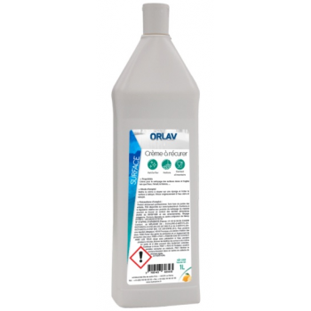 Crème à récurer - Nettoyant pour surfaces dures et fragiles ORLAV - Flacon de 1 L