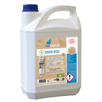 Savon noir - Liquide ecodetergent Ecocert “IDEGREEN” - Bidon de 5 L