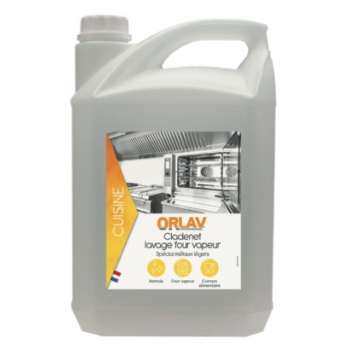 Liquide lavage Cladenet "ORLAV" four vapeur - Bidon de 5 L