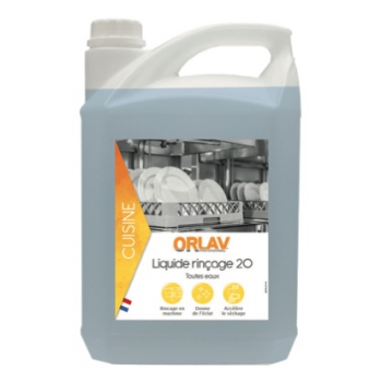 Liquide Rinçage 20 ORLAV pour four vapeur - Bidon de 5 L