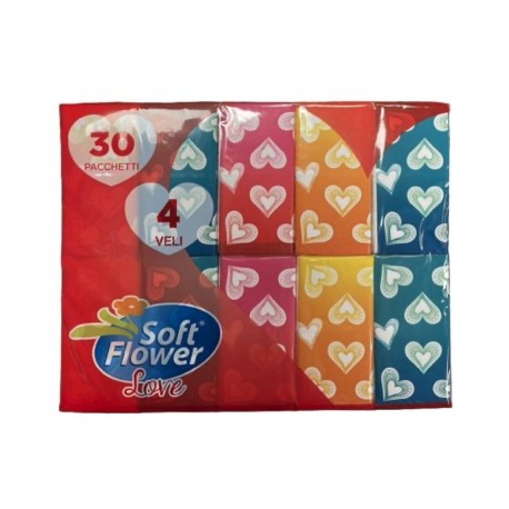 Paquet de 9 mouchoirs pocket 100 % cellulose 4 plis blanc 21 x 21 CM -  Carton de 8 colis de 30 paquets - Cleanplanet