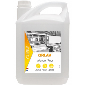 Décapant liquide pour four standard et friteuse Wonder Four ORLAV - Bidon de 5 L
