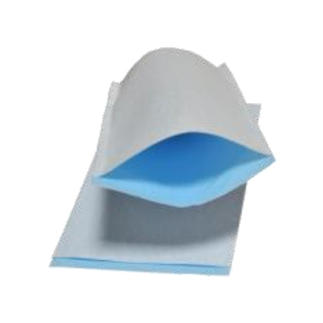 Gants de toilette plasitifés bleus