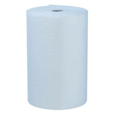 Essuie-mains rouleau "TNT" Blanc 1 plis 40M Pour distributeur retractable - Carton de 12