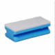 Eponge synthétique bleue avec abrasif blanc 15 x 7 x 4,5 cm - Paquet de 6