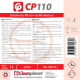 CP110 - Gel détartrant WC avec bouchon jet oblique -Carton de  6 x 1 L