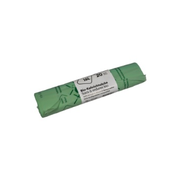 Sac compostable 16 L- 25 μm opaque, blanc naturel - Carton de 20 x 28