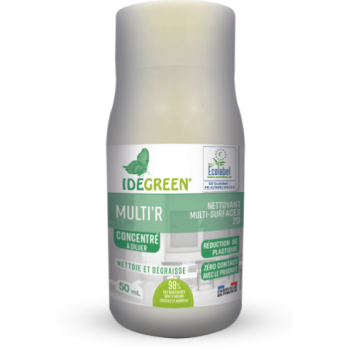 Multi'r Caps - Nettoyant Multi-Usages Concentré Idegreen - Ecolabel - Carton 2x12x50ml