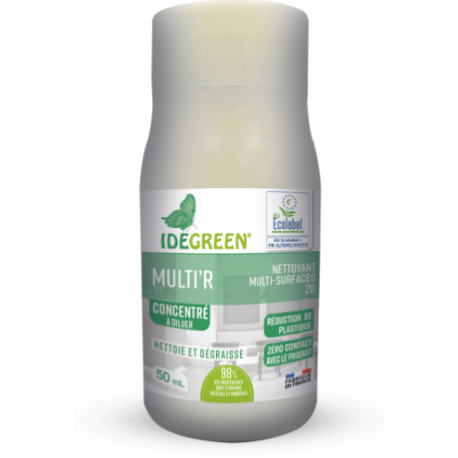 Multi'r Caps - Nettoyant Multi-Usages Concentré Idegreen - Ecolabel - Carton 2x12x50ml
