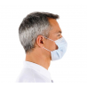 Masque médical OP-AIR 3 plis à élastique Type II Blanc Medicom - Boite de 60